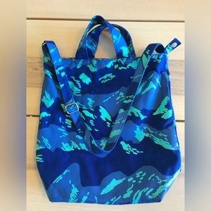 Baggu Duck Tote Blue Mountain Print